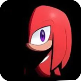 Telegram sticker 🤨 Knuckles the echidna part 1 @KnucklesTheRedEchidna