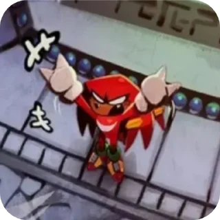 Video sticker 🧸 Knuckles the echidna part 1 @KnucklesTheRedEchidna