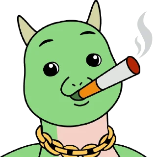 Telegram sticker 🚬 T-Rex