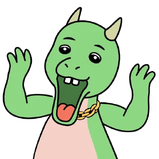 Telegram sticker 🤪 T-Rex