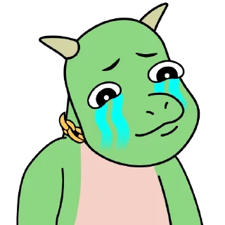 Telegram sticker 😭 T-Rex