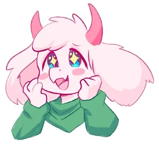 Video sticker 😃 Ralsei🌸(@Valeria_Fills_art)