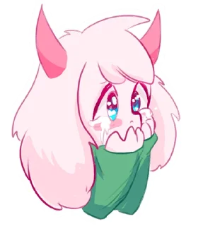 Video sticker 😢 Ralsei🌸(@Valeria_Fills_art)
