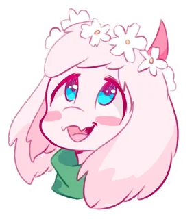 Telegram sticker 🌸 Ralsei🌸(@Valeria_Fills_art)