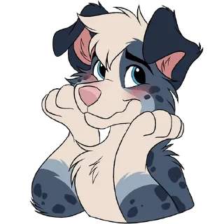 Telegram sticker 😍 Milo (LittleAlphaPup)