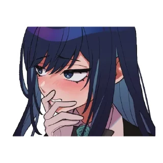 Телеграм стикер 🫣 Ado