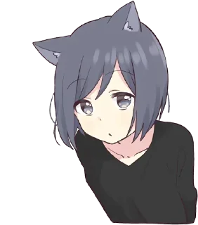 Telegram sticker 😗 ᐯ.3 @AnimeTor1 ~ ᴄᴀᴛ ɢɪʀʟ & ᴅᴏɢ ɢɪʀʟ