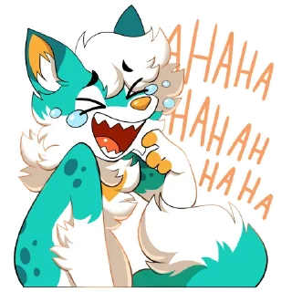 Telegram sticker 😅 Mishka 2.0 @Mishkawolf