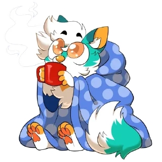 Video sticker ☕️ Mishka 2.0 @Mishkawolf