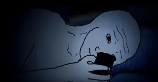 Telegram sticker 😾 Wojak