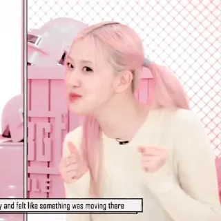 Video sticker 🍣 rose blackpink @nightshit