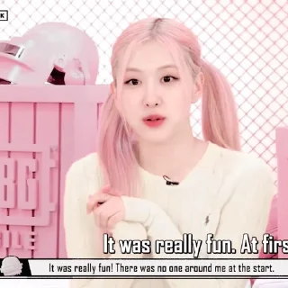 Video sticker 🍣 rose blackpink @nightshit