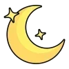 Sticker 🌙 ☾ 𝑴𝒐𝒐𝒏 ➜ @OrderEmoji ᥫᩣ