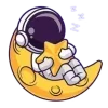 Sticker 🌙 ☾ 𝑴𝒐𝒐𝒏 ➜ @OrderEmoji ᥫᩣ