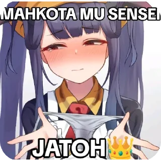 Телеграм стикер 👍 Jomok By @SoraNox