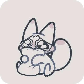 Telegram stiker 😭 Ruby's