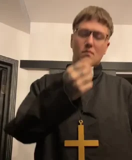 Video sticker ✝️ 🤫