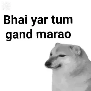 Telegram sticker ⭐️ Chutiya log • @sticbot
