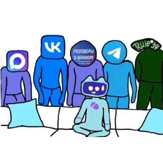 Telegram sticker 📖 MAX Чатти @furriStik и @KFgart маскот сферума