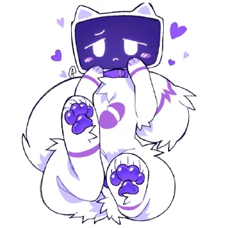 Telegram sticker 🐱 MAX Чатти @furriStik и @KFgart маскот сферума