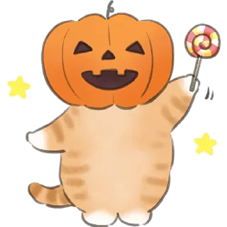 Telegram sticker 🎃 Кошачий пак @Nyasticks