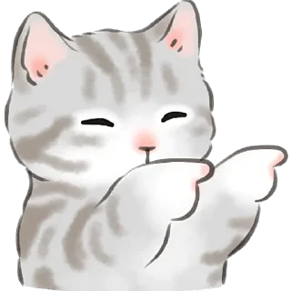 Telegram sticker 😎 Кошачий пак @Nyasticks