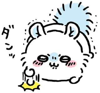 Telegram sticker 😖 momonga @ryousticks