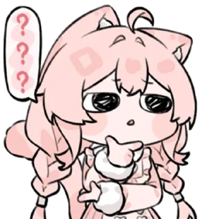 Telegram sticker 🤔 粉猫H46 @zhaxia_cn