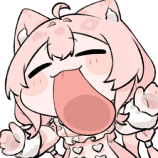 Video sticker 👩 粉猫H46 @zhaxia_cn