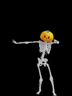Video sticker 🎃 Скелет @ckladstikerov7