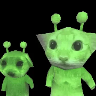 Video sticker 🕺 lowpoly cat @airdays11