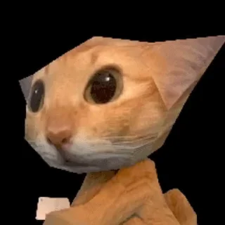 Video sticker 🤑 lowpoly cat @airdays11
