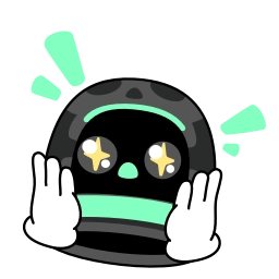 Telegram sticker 😲 Doodles Dark Mode #2777 @sticker_bot