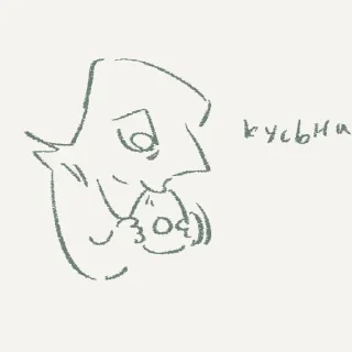 Telegram sticker 🥯 Miki [They/Them] by @Medi4ShitPost