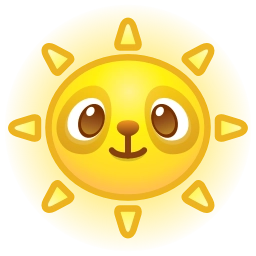 Telegram sticker ☀️ Panda Emoji @TgSticker