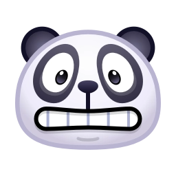 Telegram sticker 😬 Panda Emoji @TgSticker
