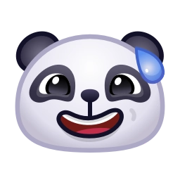 Telegram sticker 😅 Panda Emoji @TgSticker
