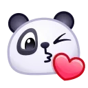Video sticker 😘 Panda Emoji @TgSticker