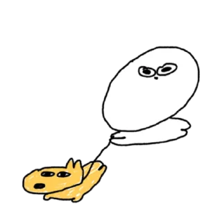 Telegram sticker 👍 @KakaoEmoji 너 눈을 왜 그렇게 대충 떠