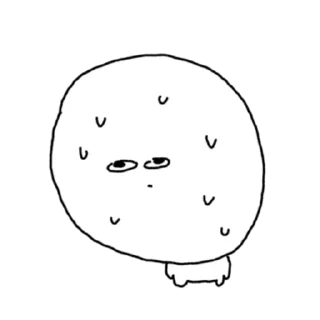 Telegram sticker 👍 @KakaoEmoji 너 눈을 왜 그렇게 대충 떠