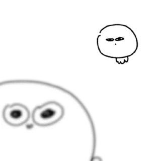 Telegram sticker 👍 @KakaoEmoji 너 눈을 왜 그렇게 대충 떠