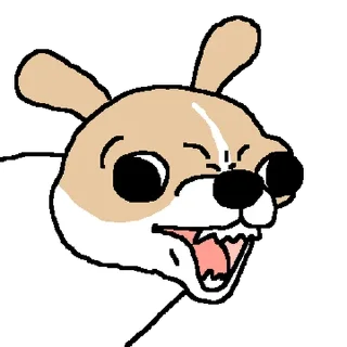 Telegram sticker ⭐ 치왈왈 2 @moe_sticker_bot