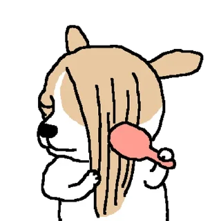 Telegram sticker ⭐ 치왈왈 2 @moe_sticker_bot