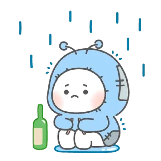 Telegram sticker 💬 가즈아! 동학개미 뚠갬이 By @KakaoEmoticon