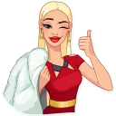 Telegram sticker 👍 Eva Rich
