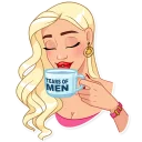 Telegram sticker ☕️ Eva Rich