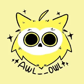 Sticker ®️ neco arc – art by awl__owl (@shadow_wizard_mg)