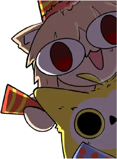 Video sticker 🥳 neco arc – art by awl__owl (@shadow_wizard_mg)