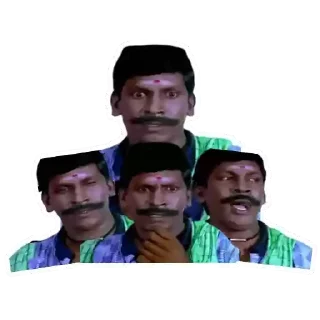 Telegram sticker 🤪 Vadivelu @ChinnathambiP