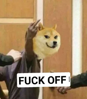 Telegram sticker 🖕 Cheems #5 @LegendaryKeys